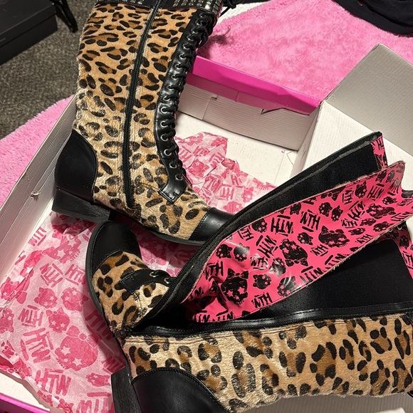 NIB RARE Vintage Abbey Dawn by Avril Lavigne Boots - Picture 4 of 6